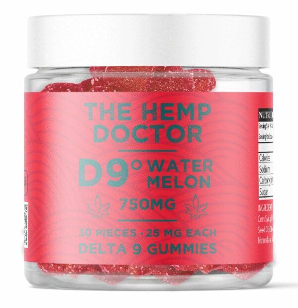 The Hemp Doctor D9 Gummies (25 mg, 30 count)