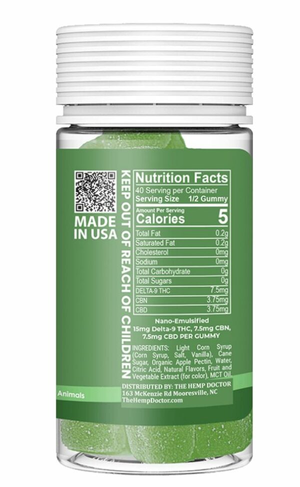 Rapid Release Blended Hemp Gummies (30 mg, 20 count)